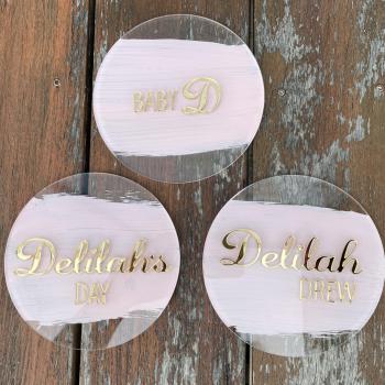 Shower Name Plate