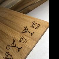 Bamboo Small Cocktail Cutting Board