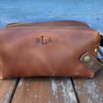 Engravables - Leather Travel Bag