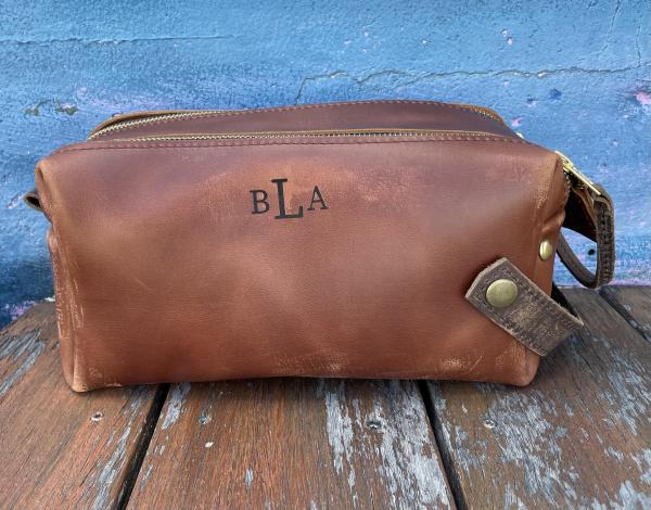 Engravables - Leather Travel Bag