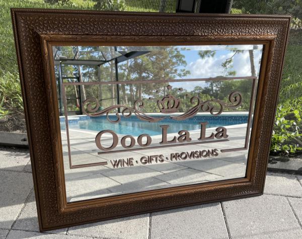 Mirror Logo Sign