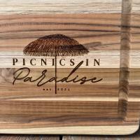 Business Logo Engraved Cutting Board